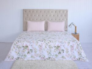 Soft Pastel Floral Bedsheet