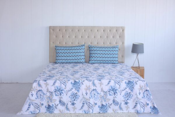 Blue Floral Bedsheet