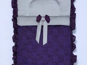 Dark Purple Fabric Baby Sleeper